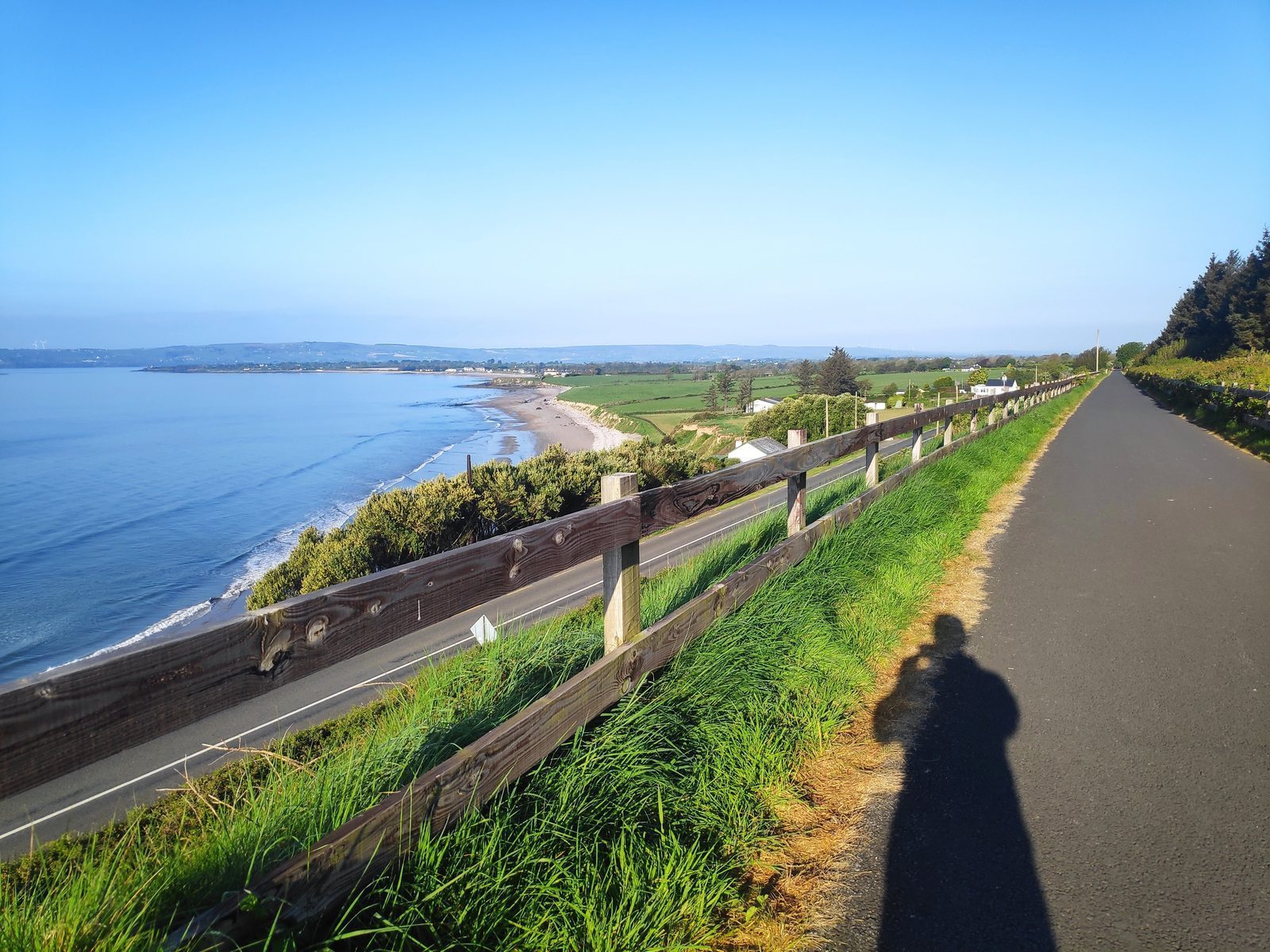 View onto Clonea strand